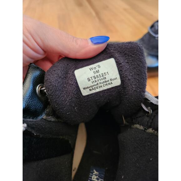 Sperry Syren Gulf Duck Boot black women sz 9M - Picture 4 of 5